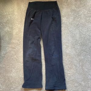 Black Under Armour sweat pants